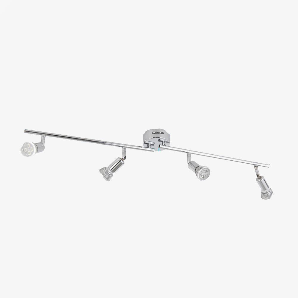 Plafonnier chromé barres à spots LED Spotlight Félicie Balade en Aluminium - Simplicité & Caractère au Quotidien