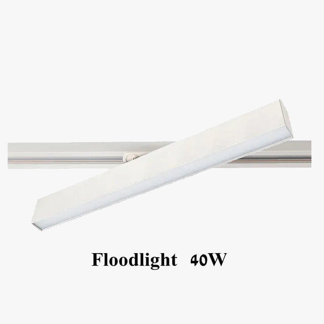 Plafonnier cree led rail éclairage pour magasins et intérieurs modernes Béryl Onde en Aluminium - Caractère & Élégance dans le Décor