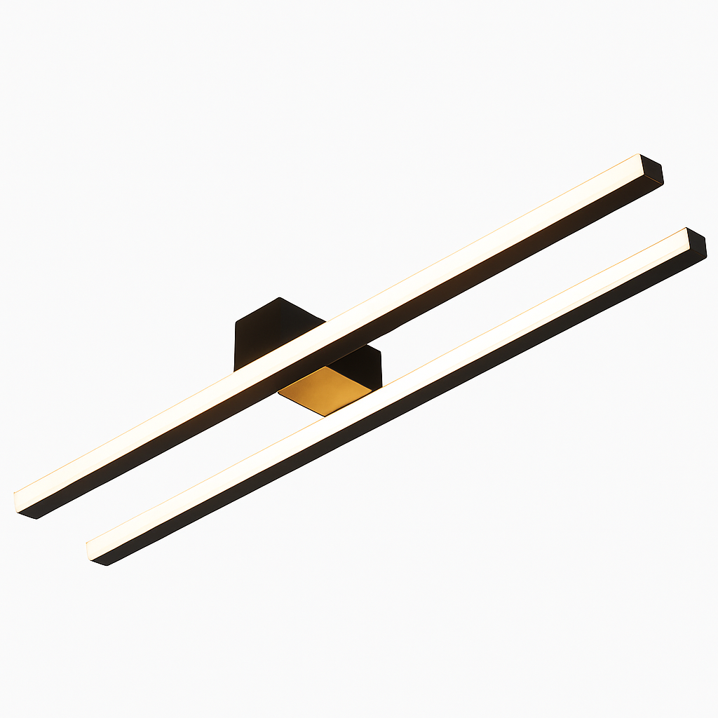 Plafonnier design industriel LED avec barre lumineuse Warren Maïa Vallée - Un Accent Industriel Élégant