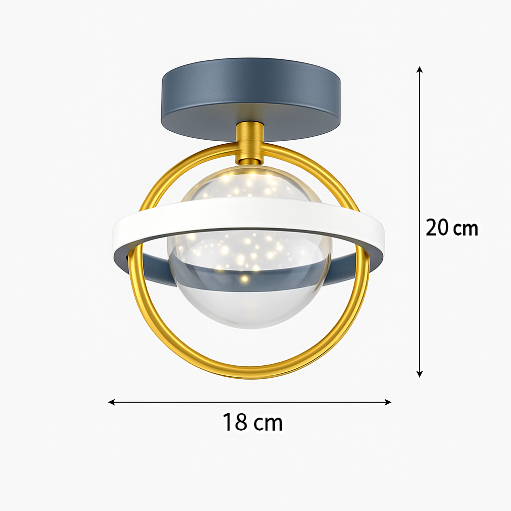 Plafonnier — Design LED avec projection étoiles