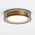Plafonnier design LED doré avec disque Loft Marius Vallée en Disque - Formes Arrondies & Harmonie Visuelle