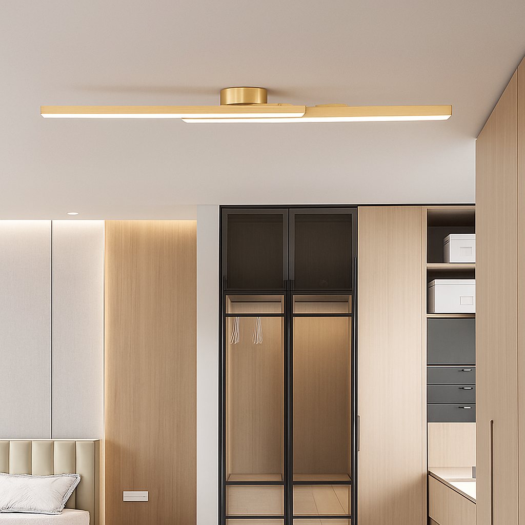 Plafonnier — Design LED linéaire et minimaliste Dallas