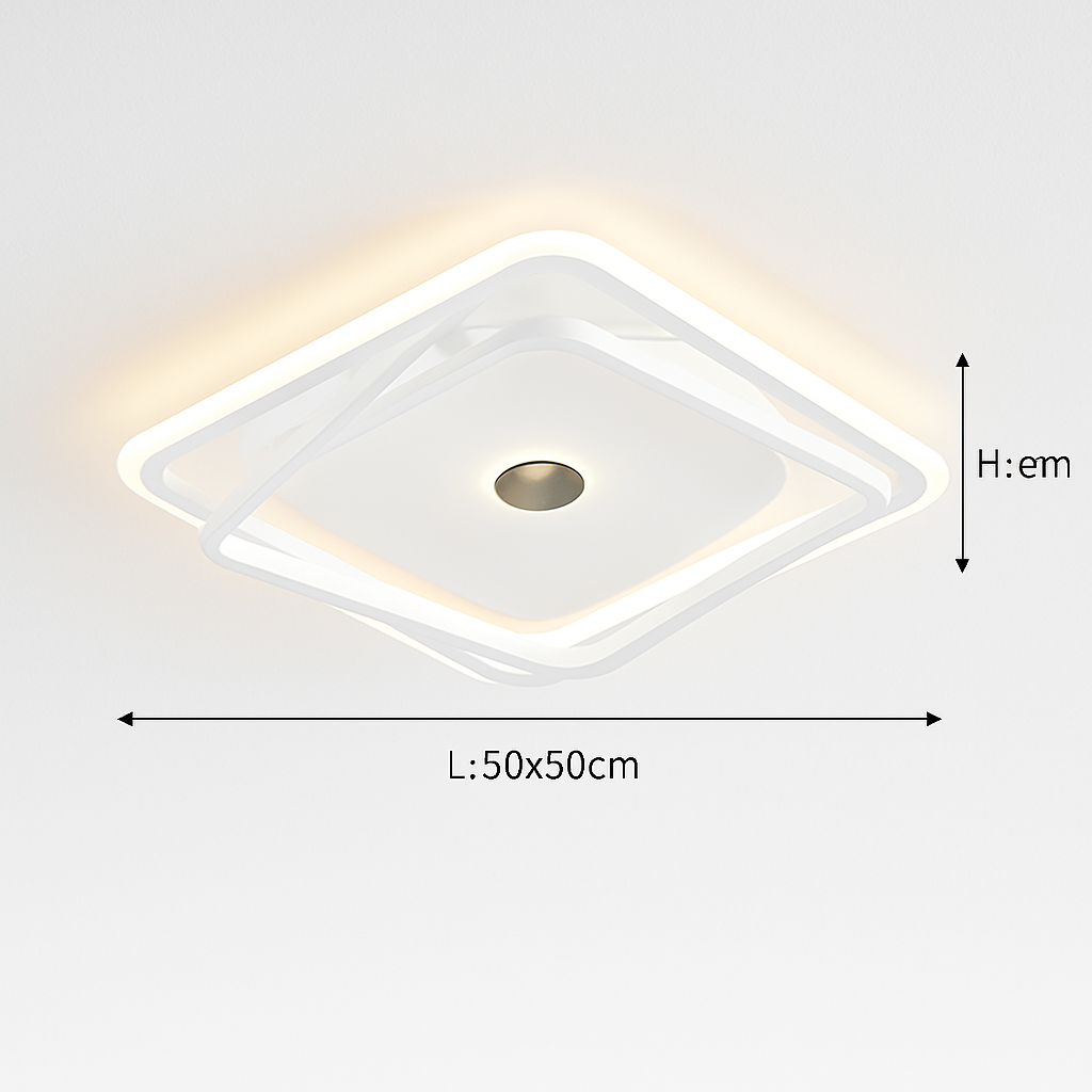 Plafonnier design minimaliste pour un éclairage d'ambiance élégant Sylvain Saison - Une Présence Sobre et Élégante