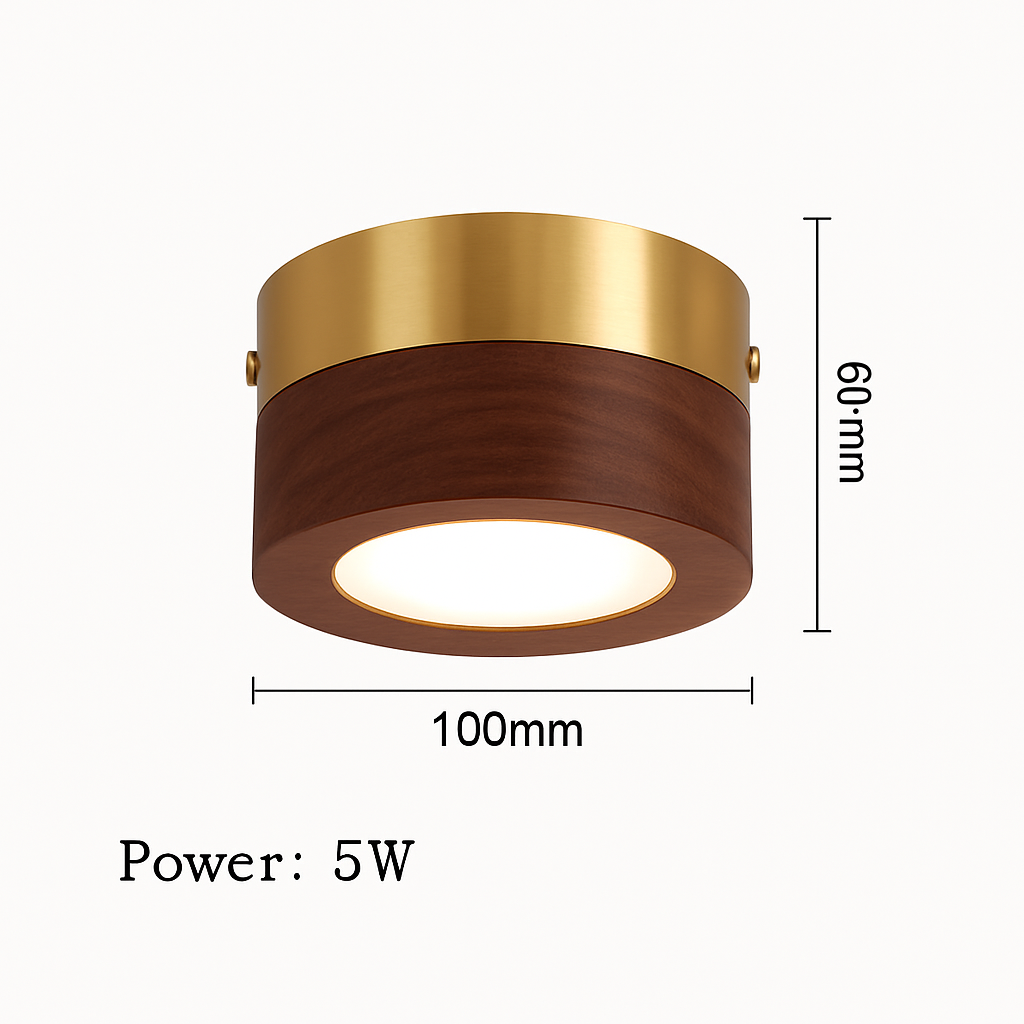 Plafonnier en bois design lumineux pour décoration intérieure élégante Ombeline Traverse - Matière Chaleureuse & Lignes Élégantes