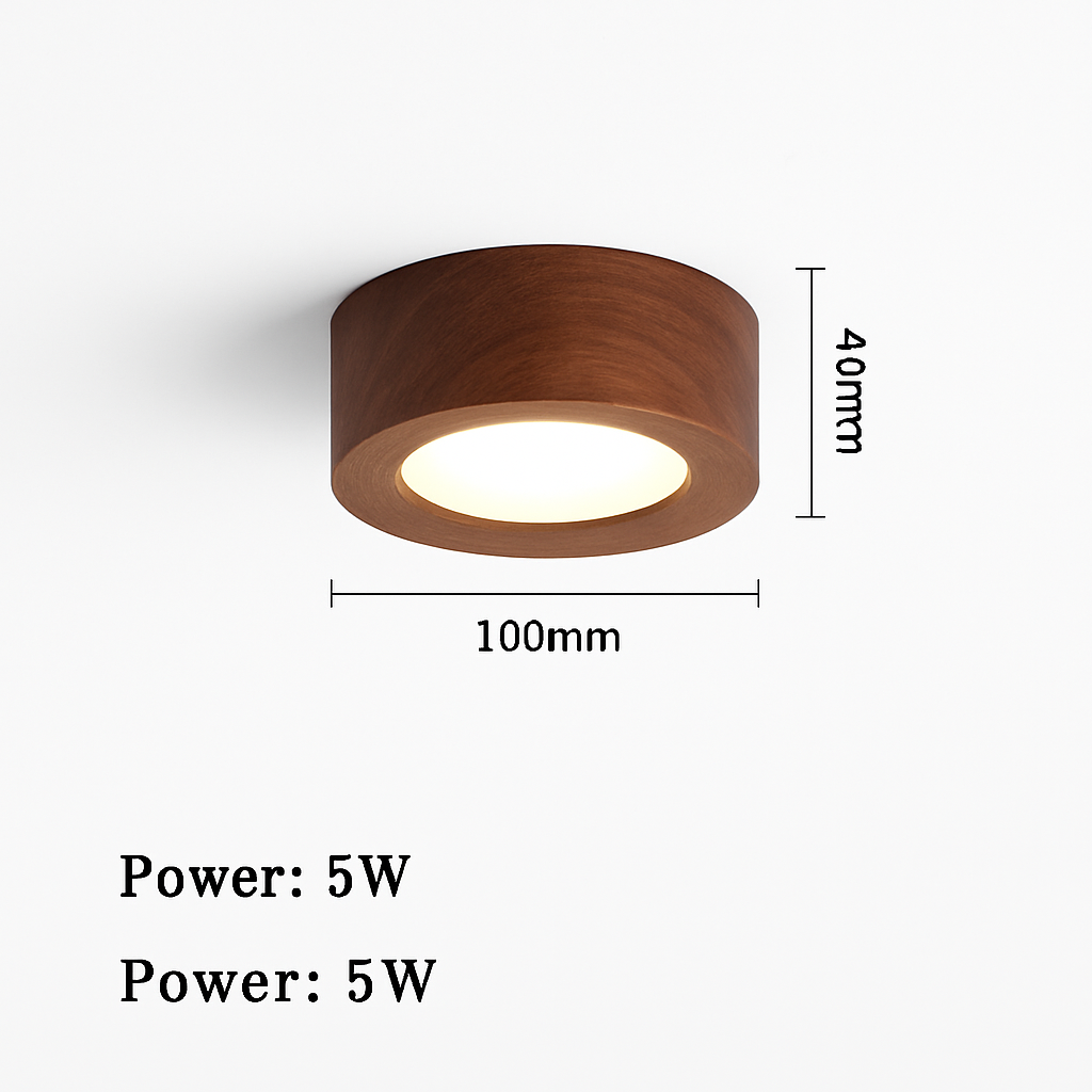 Plafonnier en bois design lumineux pour décoration intérieure élégante Ombeline Traverse - Matière Chaleureuse & Lignes Élégantes