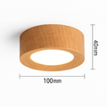 Plafonnier en bois design lumineux pour décoration intérieure élégante Ombeline Traverse - Matière Chaleureuse & Lignes Élégantes