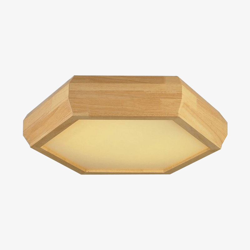 Plafonnier — En bois hexagonal Hill