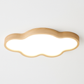 Plafonnier — En bois à LED en forme de nuage