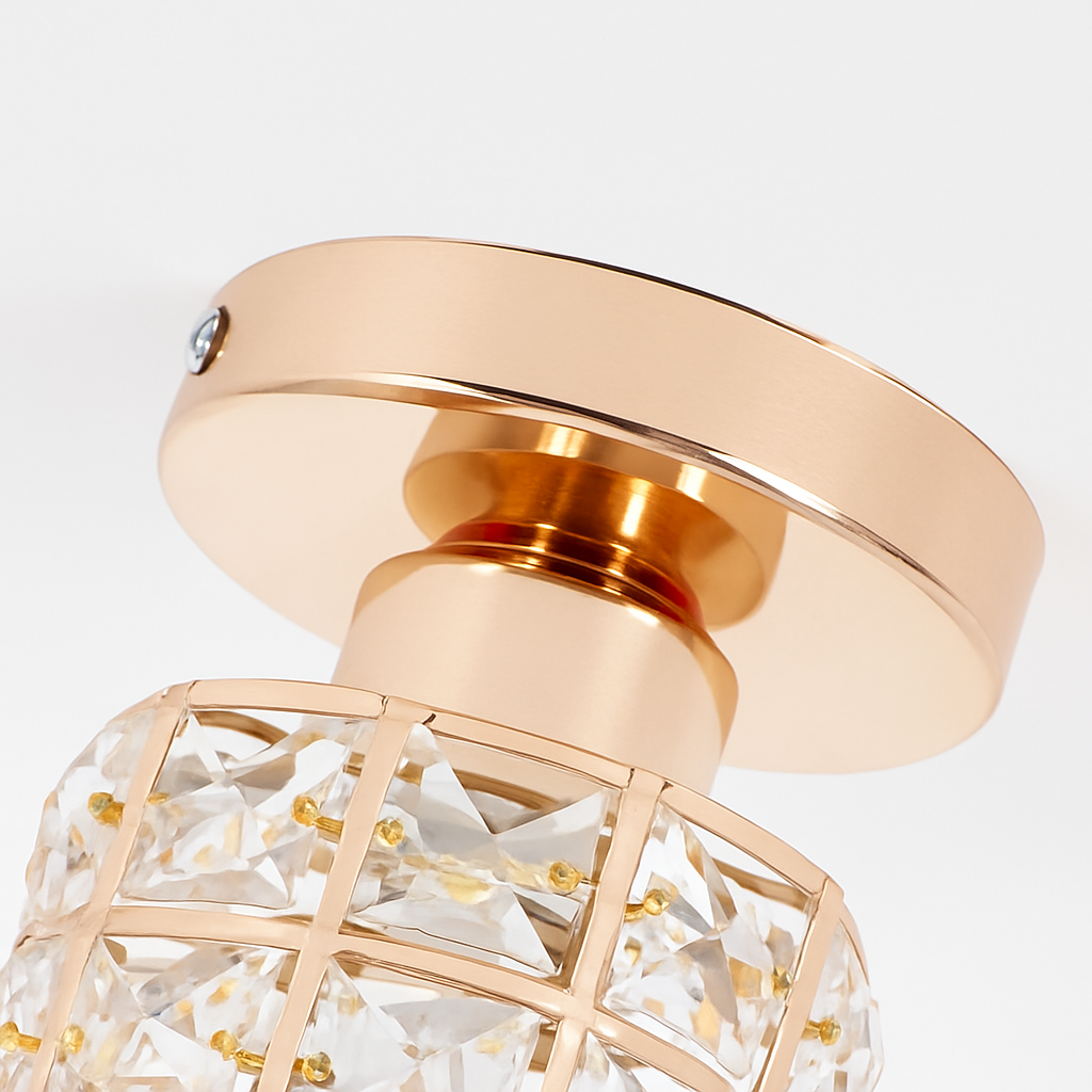 Plafonnier en cristal moderne pour décoration intérieure élégante Ysé Quintette - Une Note Scintillante dans le Décor
