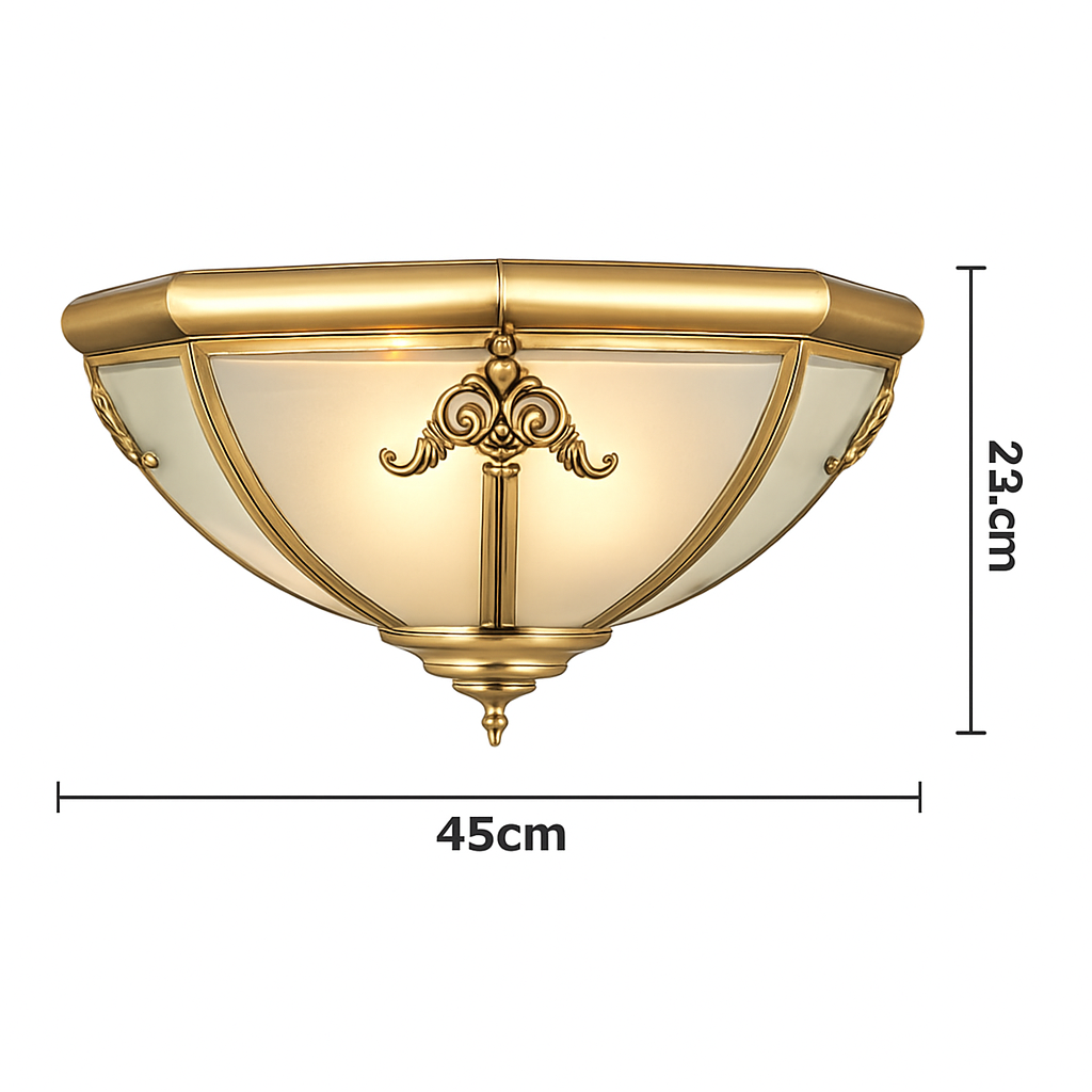Plafonnier — En cuivre pour intérieur et extérieur polyvalent