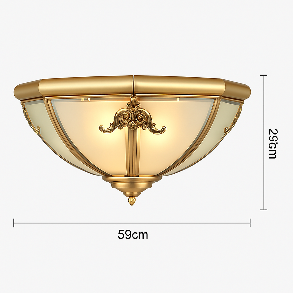 Plafonnier — En cuivre pour intérieur et extérieur polyvalent