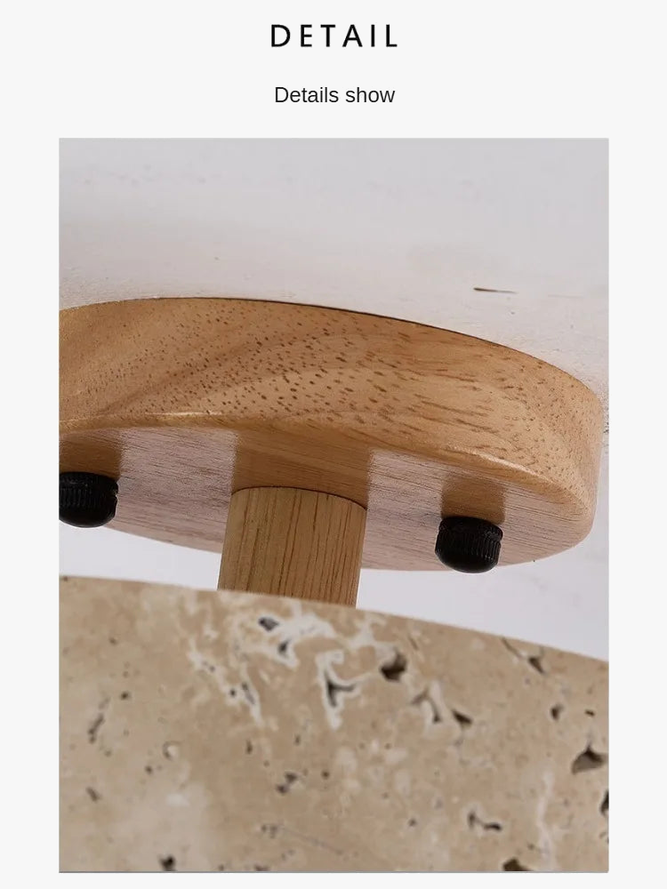 Plafonnier — En marbre wabi sabi pour décoration intérieure et extérieure