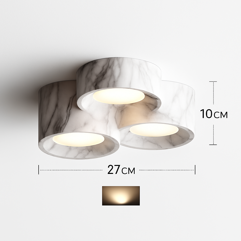 Plafonnier — En résine ancienne double tête style japonais pour intérieur