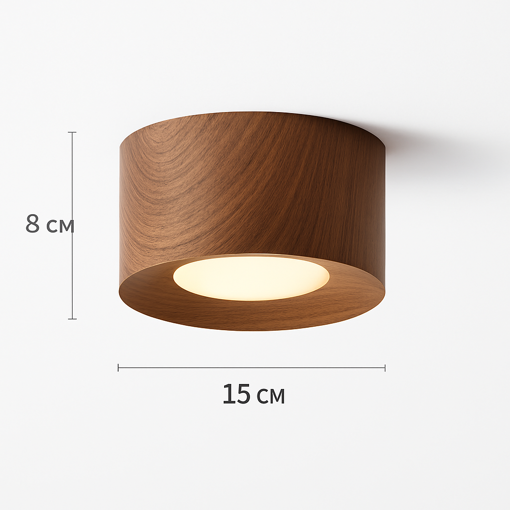 Plafonnier — En résine ancienne double tête style japonais pour intérieur