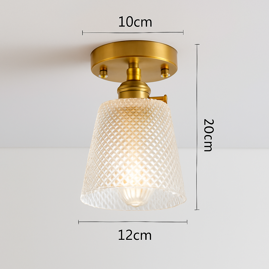 Abat-jour — En verre nordique rétro loft vintage moderne abat-jour