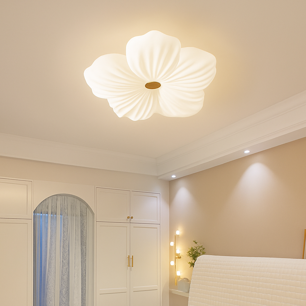 Plafonnier floral nordique pour décoration de chambre d'enfant Émile Confluence - Esprit Épuré & Harmonie Intérieure
