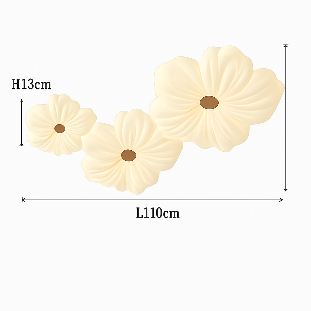 Plafonnier floral nordique pour décoration de chambre d'enfant Émile Confluence - Esprit Épuré & Harmonie Intérieure