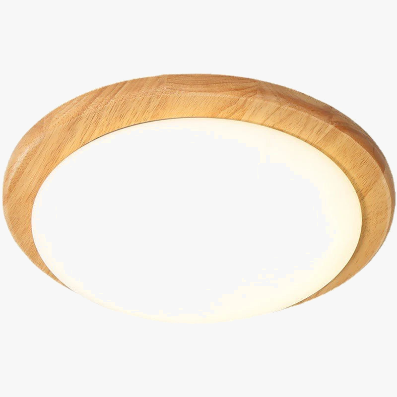 Plafonnier grain de bois moderne pour décoration maison Nélia Silhouette - Matière Chaleureuse & Lignes Élégantes