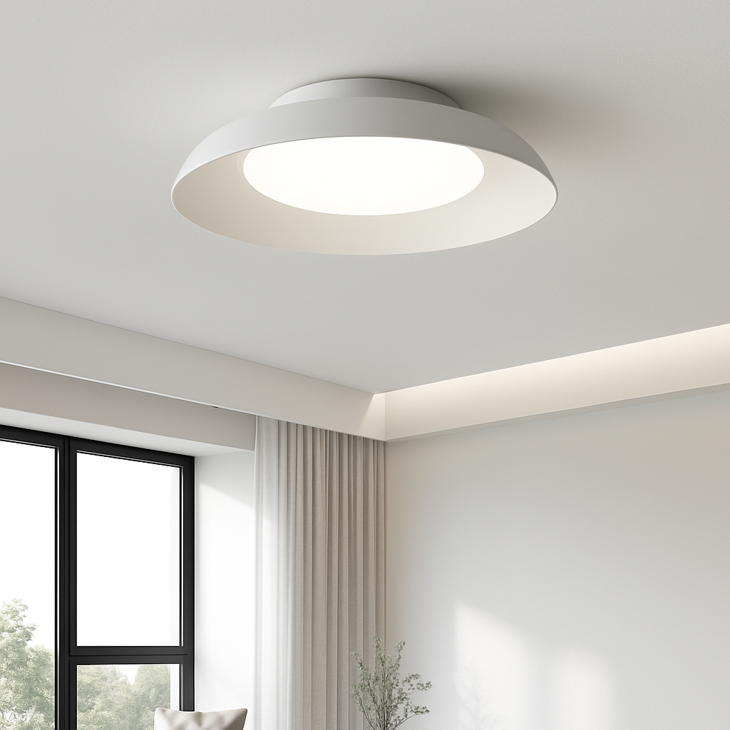 Plafonnier industriel créatif en métal avec éclairage led Lys Accord - Un Accent Industriel Élégant