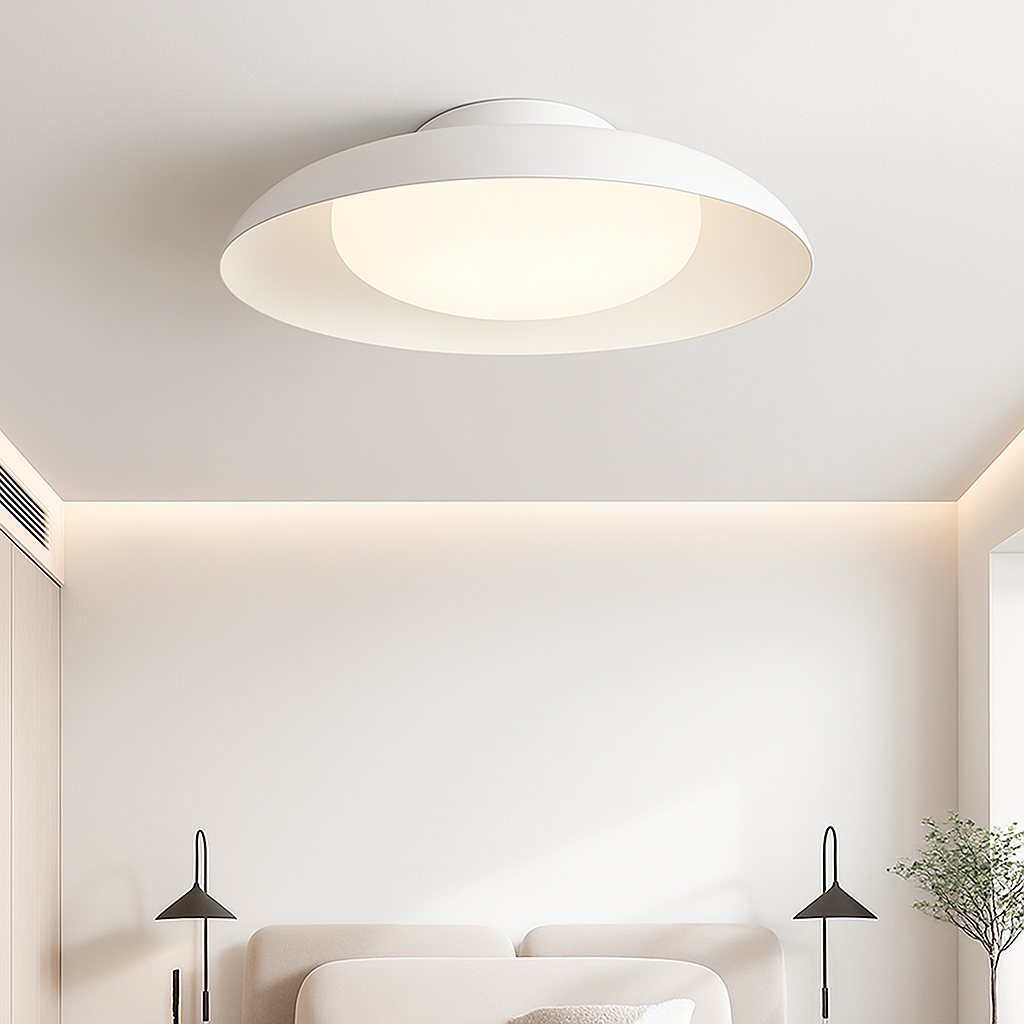 Plafonnier industriel créatif en métal avec éclairage led Lys Accord - Un Accent Industriel Élégant