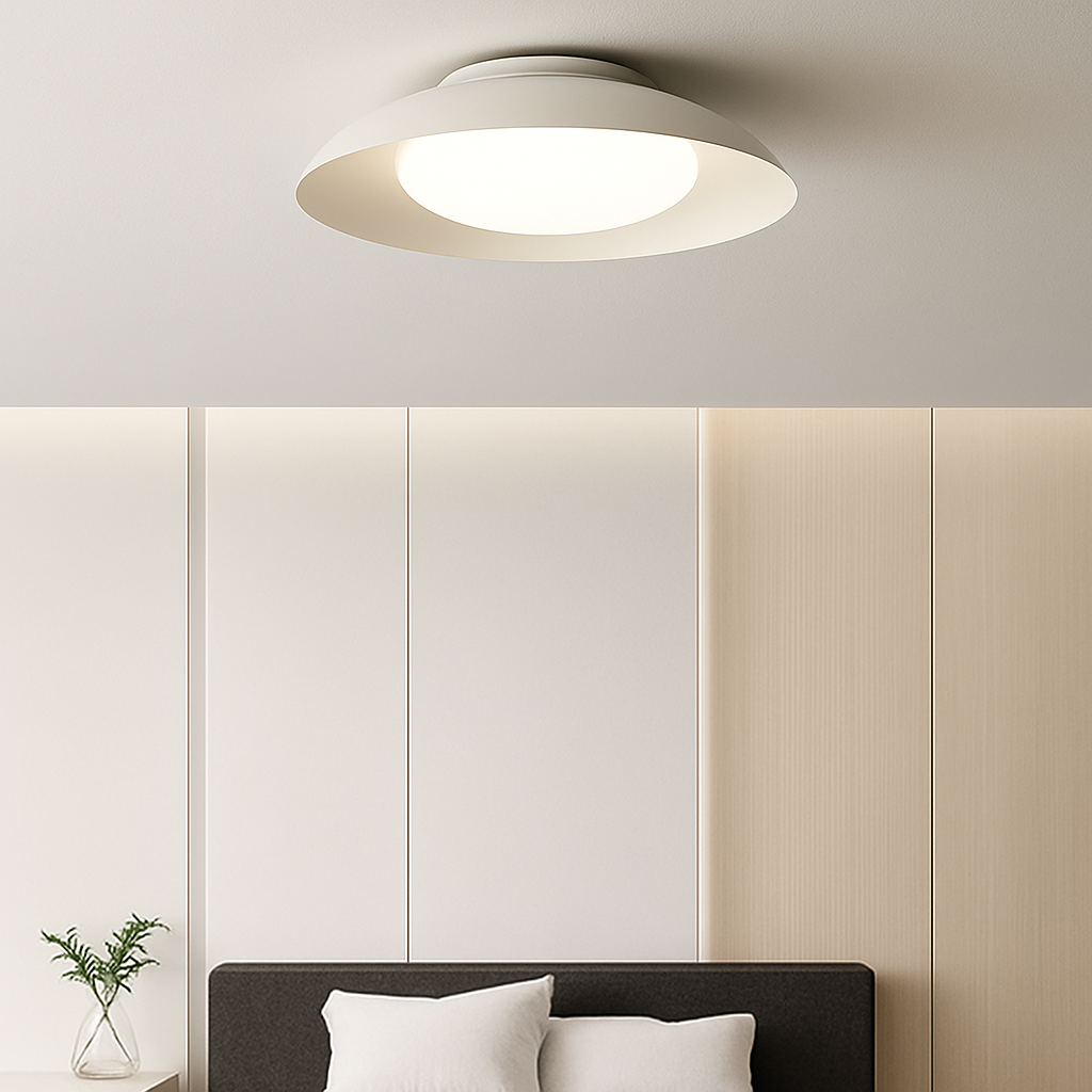 Plafonnier industriel créatif en métal avec éclairage led Lys Accord - Un Accent Industriel Élégant