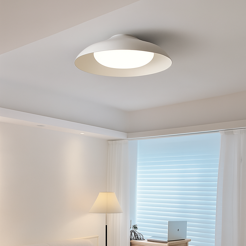 Plafonnier industriel créatif en métal avec éclairage led Lys Accord - Un Accent Industriel Élégant