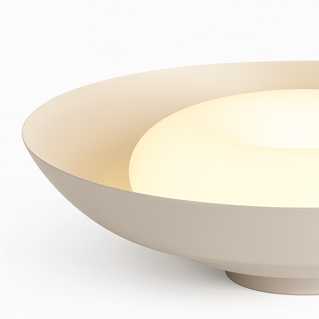 Plafonnier industriel créatif en métal avec éclairage led Lys Accord - Un Accent Industriel Élégant