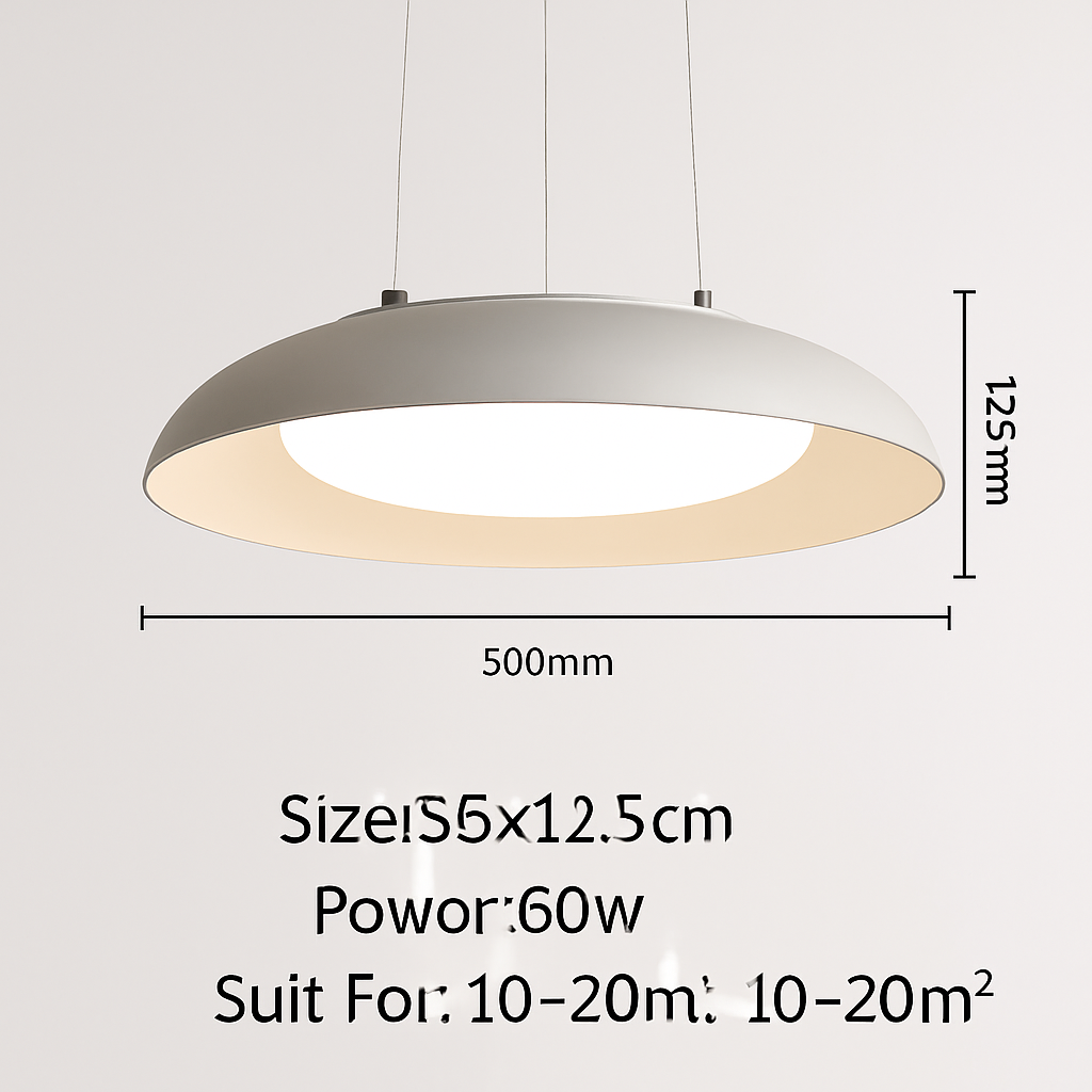 Plafonnier industriel créatif en métal avec éclairage led Lys Accord - Un Accent Industriel Élégant