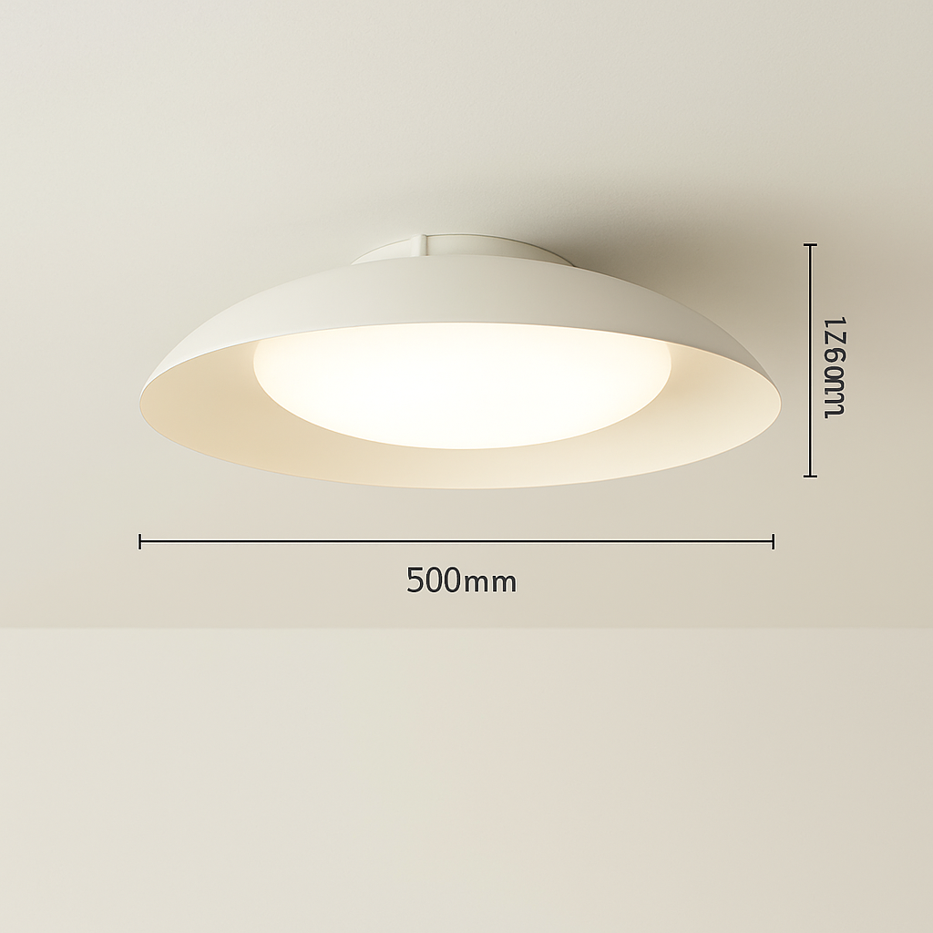 Plafonnier industriel créatif en métal avec éclairage led Lys Accord - Un Accent Industriel Élégant