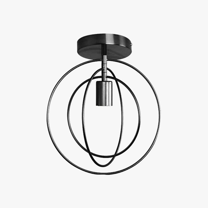 Plafonnier — Industriel en métal doré design moderne luminaire décoratif loft