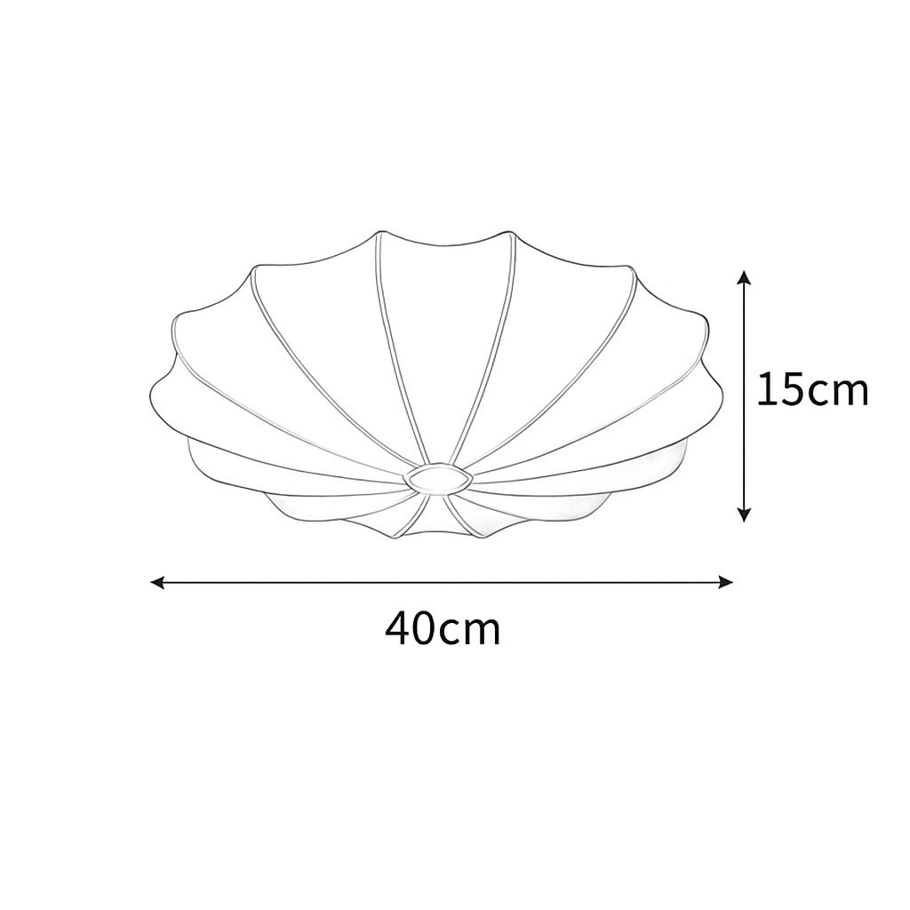 Plafonnier — Japonais art rond lumière minimaliste plafonnier chambre lampe salon personnalité nelson lampe