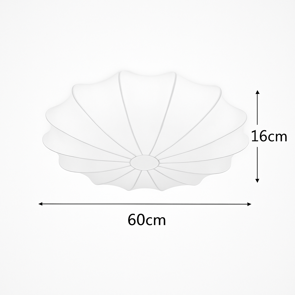Plafonnier — Japonais art rond lumière minimaliste plafonnier chambre lampe salon personnalité nelson lampe