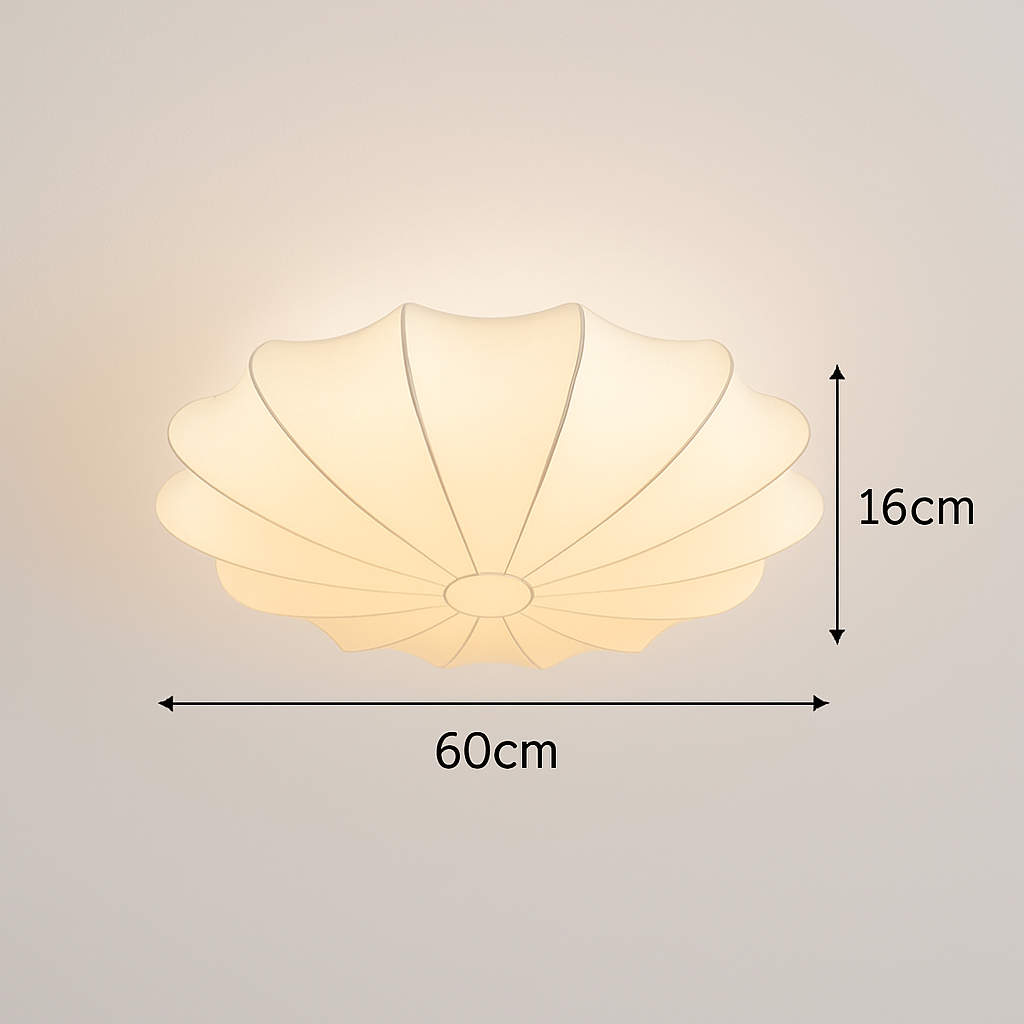 Plafonnier — Japonais art rond lumière minimaliste plafonnier chambre lampe salon personnalité nelson lampe