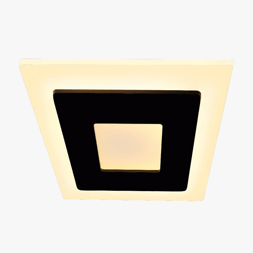 Plafonnier led acrylique design moderne pour intérieur décoratif Théodore Épure - Présence Moderne & Harmonie Intérieure
