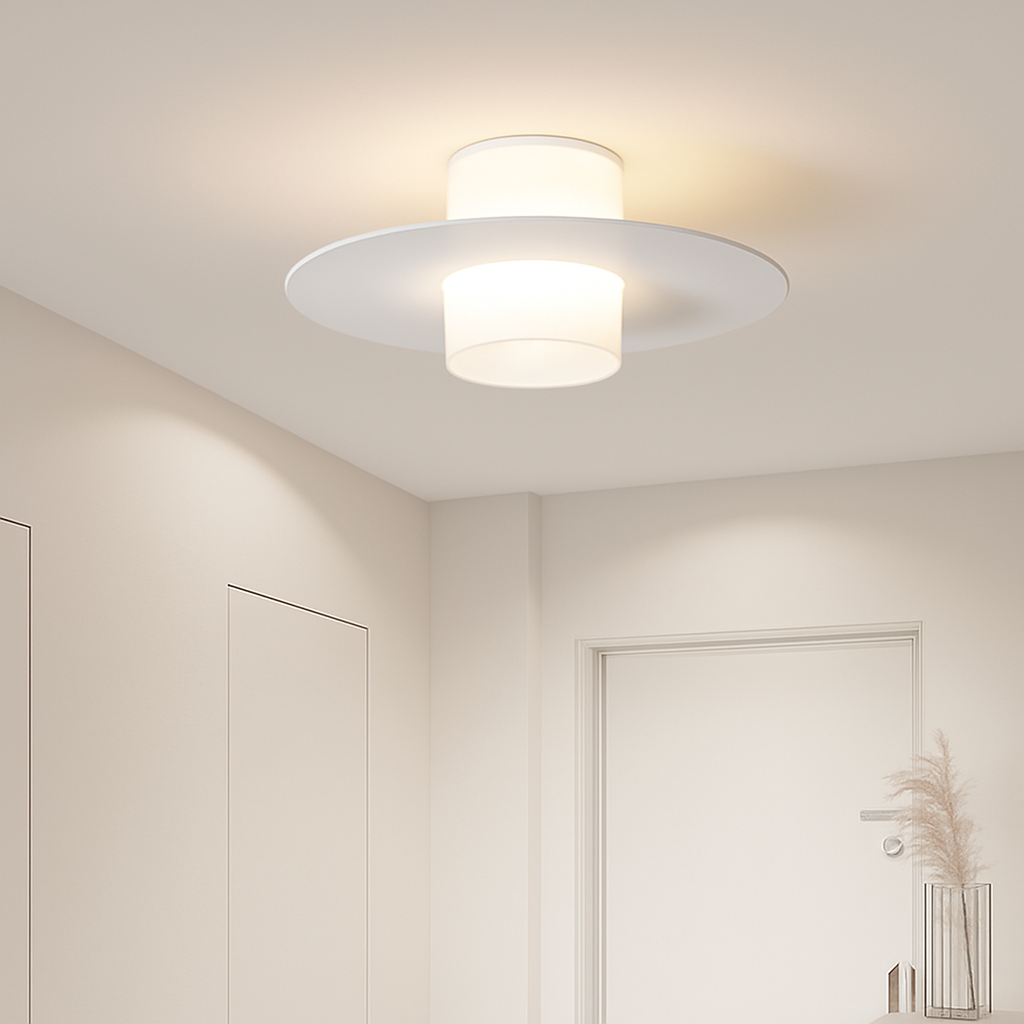 Plafonnier — LED allée couloir couloir lustre moderne plafonnier pour salon salle à manger cuisine chambre noir blanc