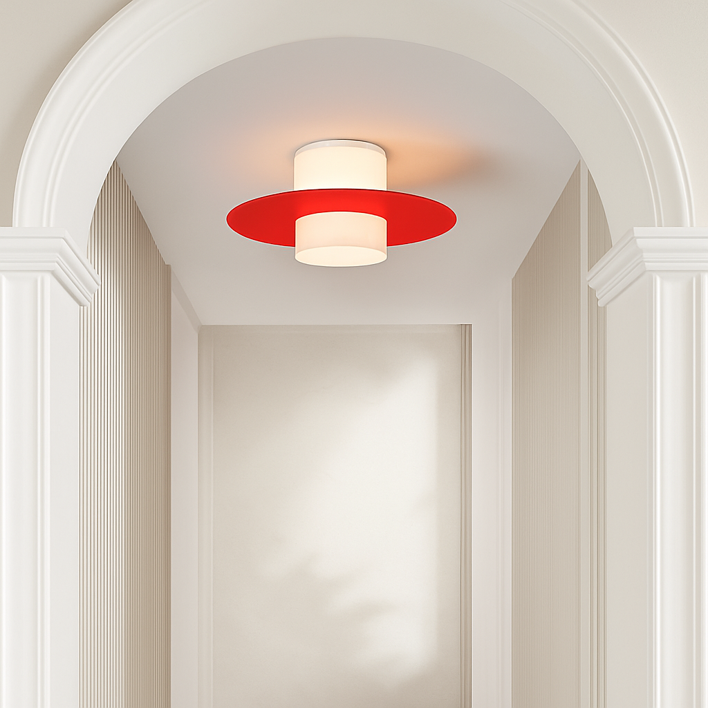 Plafonnier — LED allée couloir couloir lustre moderne plafonnier pour salon salle à manger cuisine chambre noir blanc