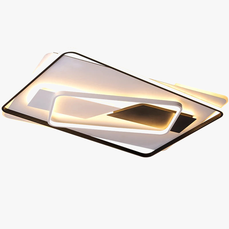 Plafonnier — LED art déco géométrique luxe pour éclairage intérieur