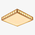 Plafonnier — LED carré style japonais Tatami