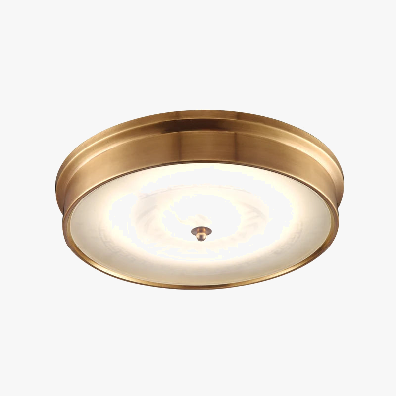 Plafonnier — LED cuivre style vintage campagnard européen
