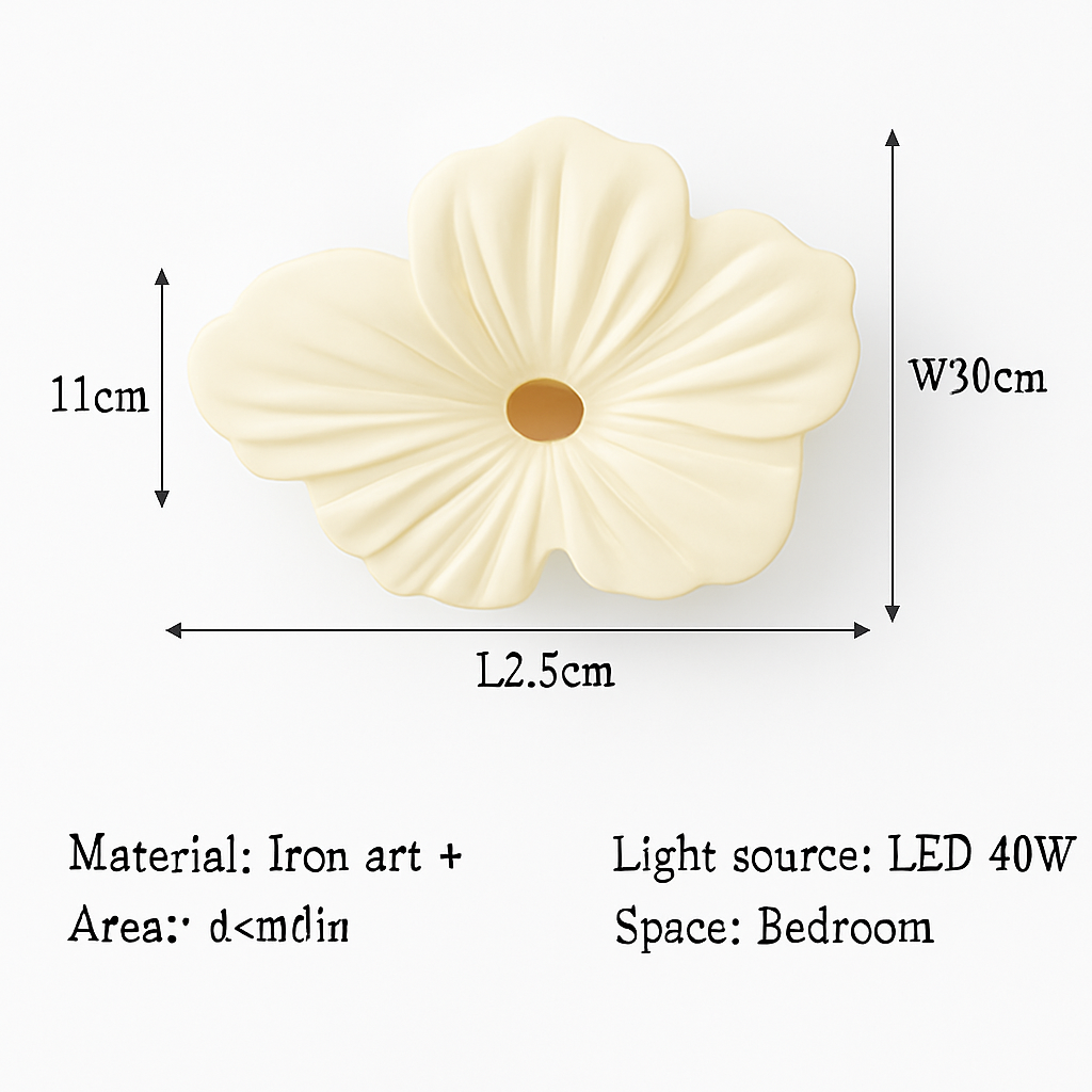 Plafonnier — LED décoratif en forme de fleur style nordique