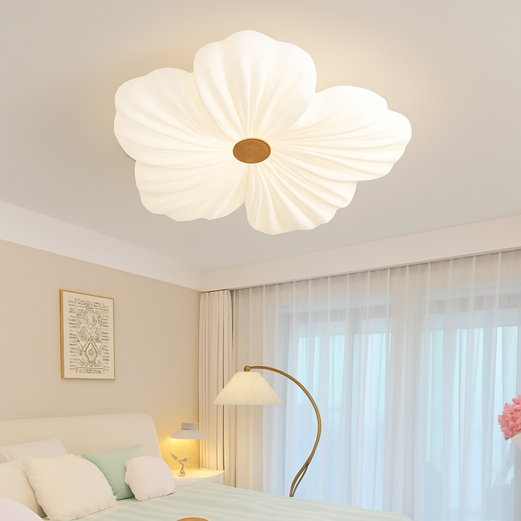 Plafonnier — LED décoratif en forme de fleur style nordique