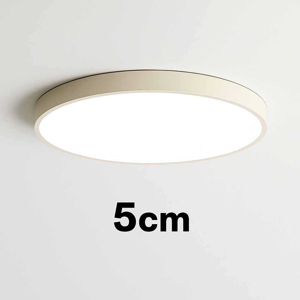 Plafonnier LED design arrondi et plat (plusieurs tailles) Raphaël Interlude - Une Touche Élégante dans le Décor