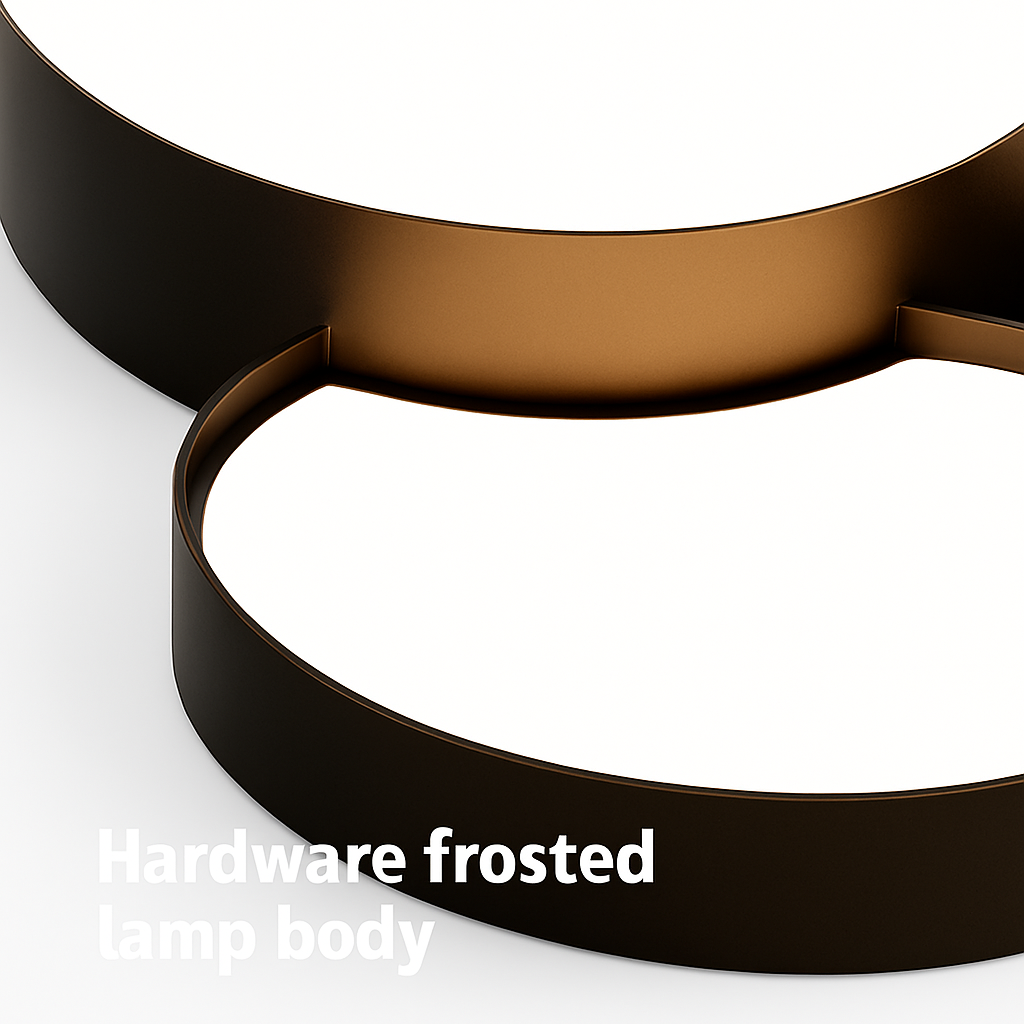 Plafonnier LED design décorative led noir blanc Célia Ouverture en Métal - Une Présence Décorative Affirmée