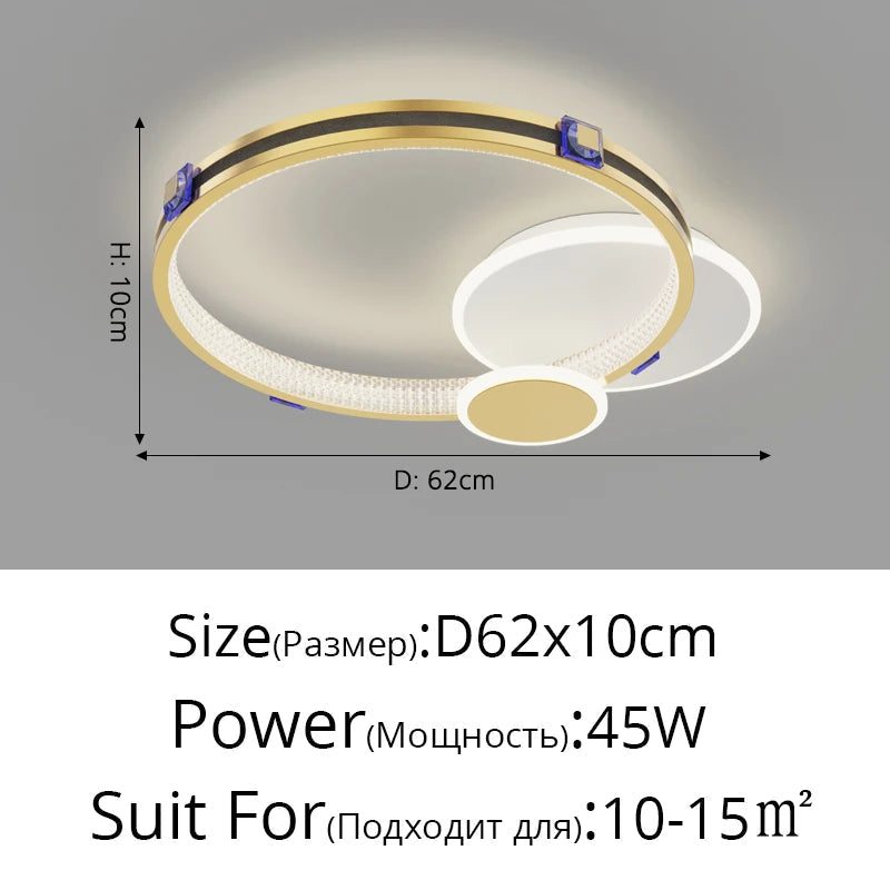 Plafonnier led design idéal pour tous les espaces intérieurs Maxence Clarté en Aluminium - Lignes Dessinées & Décor Raffiné