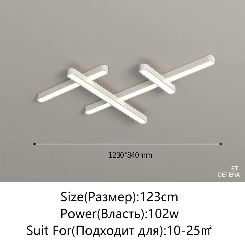 Plafonnier led design moderne luminaire décoratif d'intérieur éclairage led Élisa Solstice - Une Note Actuelle dans le Décor