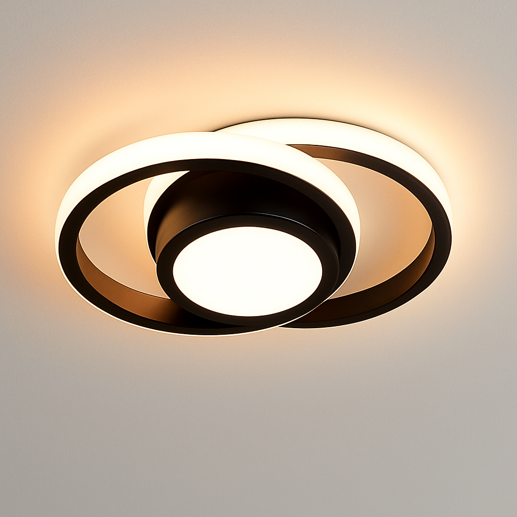 Plafonnier led design moderne pour décoration intérieure Zélie Lisière - Présence Moderne & Harmonie Intérieure