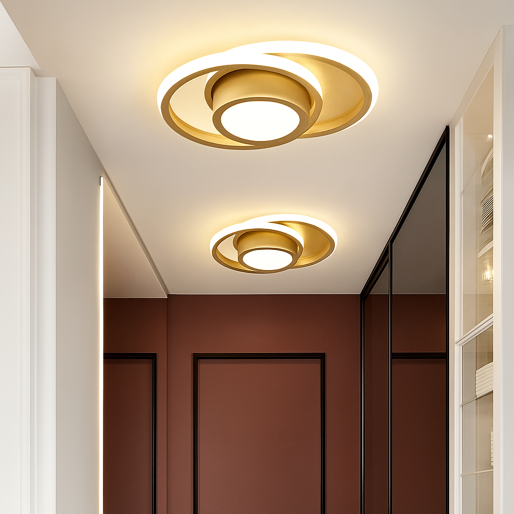 Plafonnier led design moderne pour décoration intérieure Zélie Lisière - Présence Moderne & Harmonie Intérieure