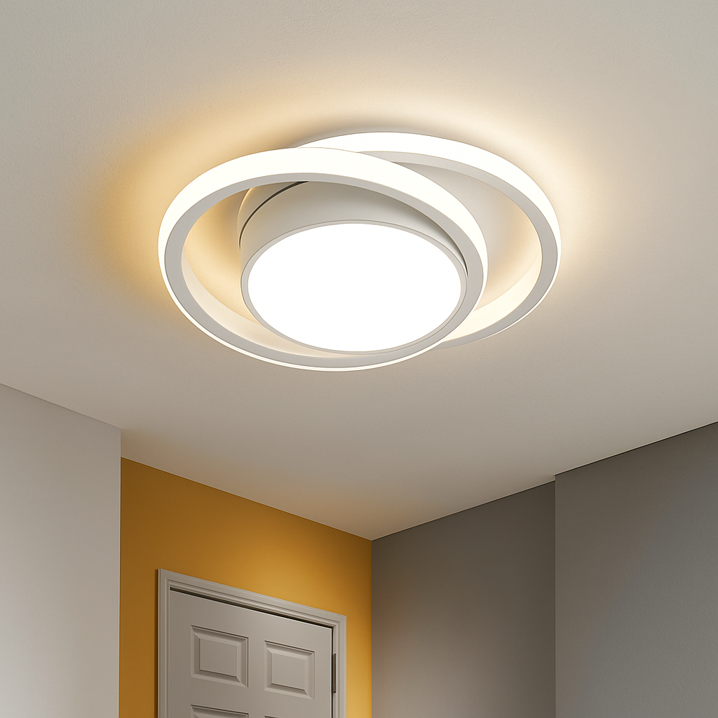 Plafonnier led design moderne pour décoration intérieure Zélie Lisière - Présence Moderne & Harmonie Intérieure