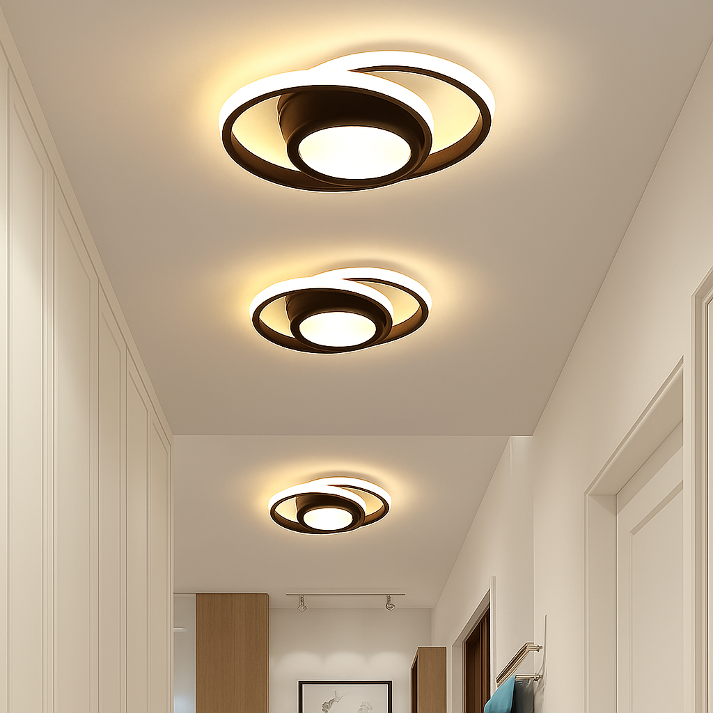Plafonnier led design moderne pour décoration intérieure Zélie Lisière - Présence Moderne & Harmonie Intérieure