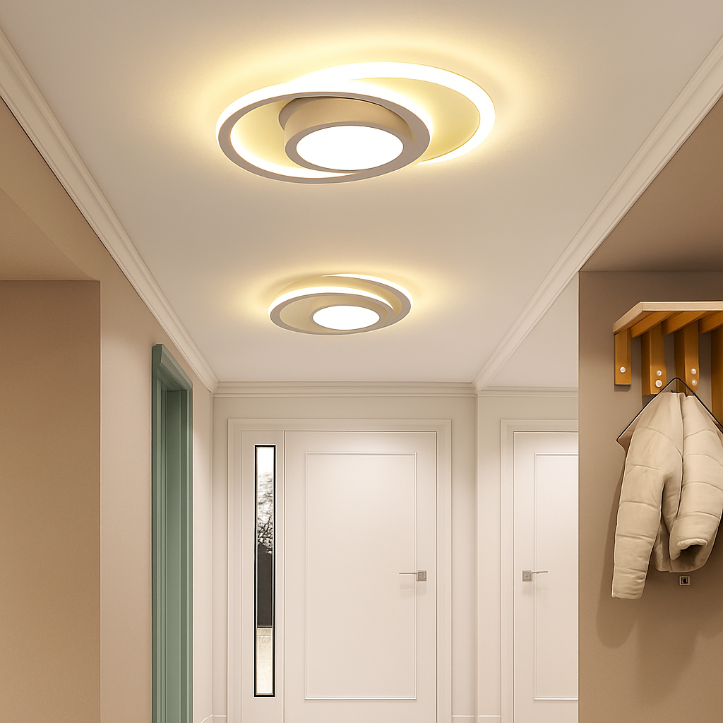 Plafonnier led design moderne pour décoration intérieure Zélie Lisière - Présence Moderne & Harmonie Intérieure